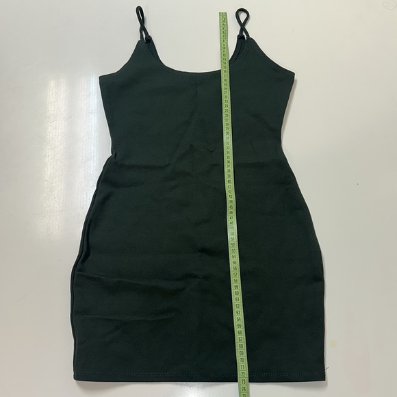 Forest Green Shape Mini Dress - Picture 3 of 5